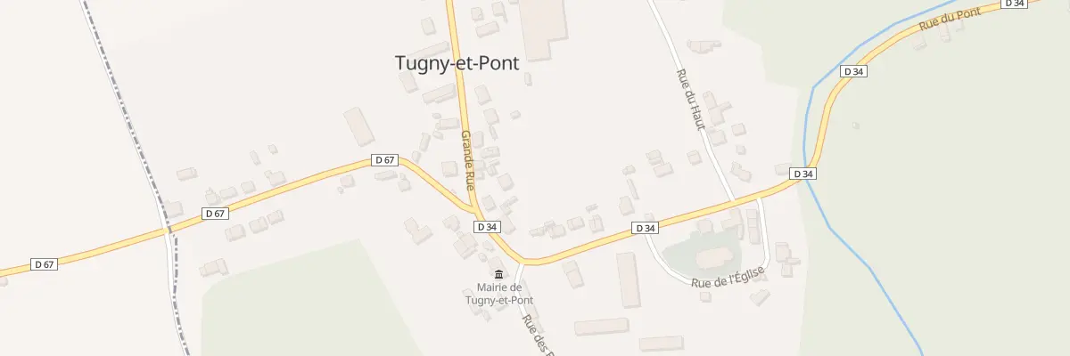 Plan du 20 Gr Gde Rue à Tugny-et-Pont
