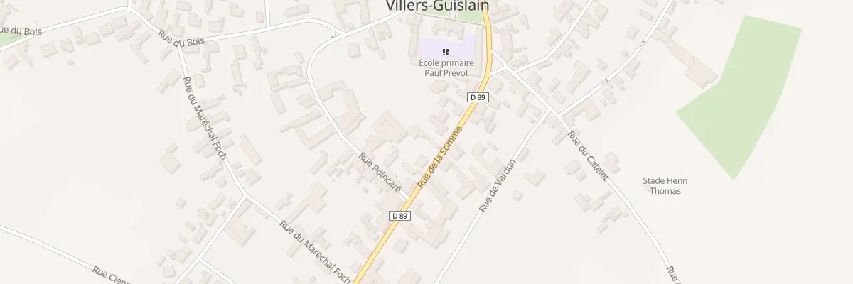 Plan du 10 Rue de la Somme à Villers-Guislain