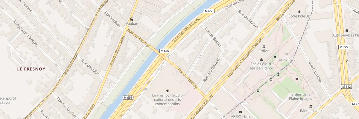Plan du 25 Rue du Fresnoy à Tourcoing