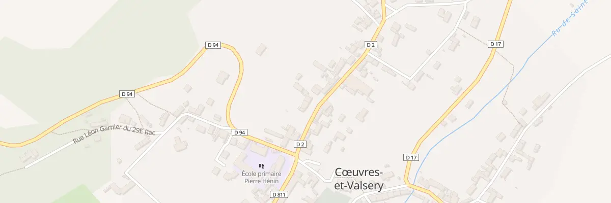 Plan du 9 Rue des Gais Voisins à Cœuvres-et-Valsery