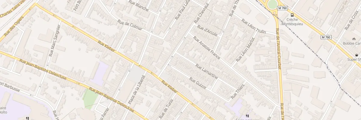 Plan du 63 Rue Lamartine à Croix