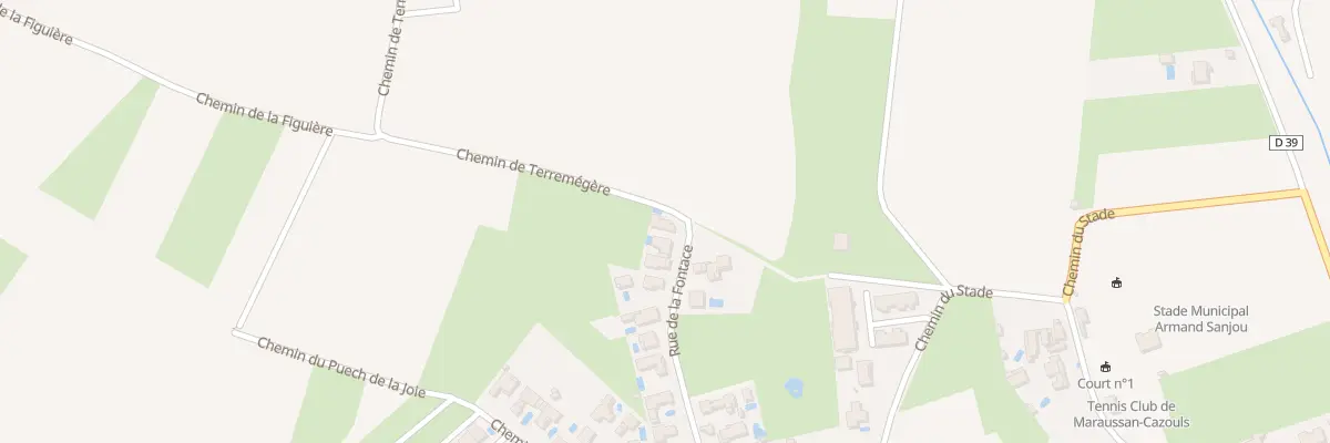 Plan du 439 Rue de la Fontace à Maraussan