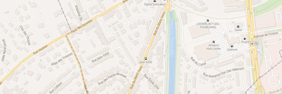 Plan du 178 Rue du Blanc Seau à Tourcoing