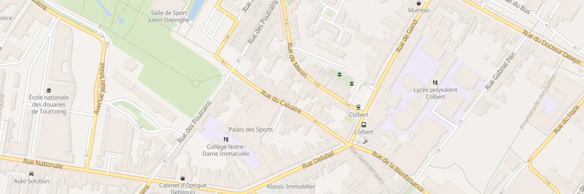 Plan du 34 Rue du Calvaire à Tourcoing