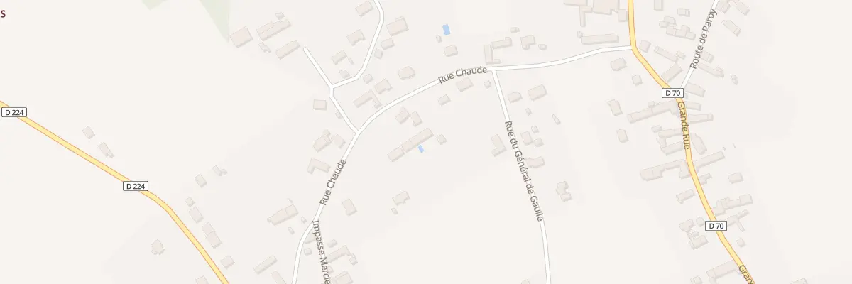 Plan du 11 Rue Chaude à Villebougis