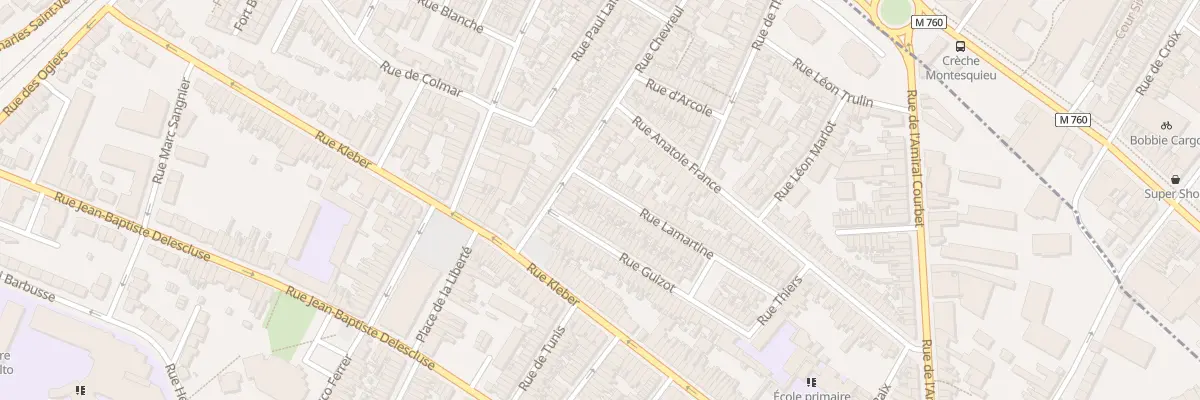 Plan du 59 Rue Lamartine à Croix