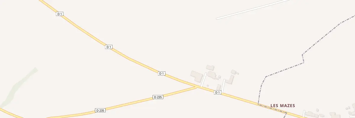 Plan du 5195 Les Mazes au Theil