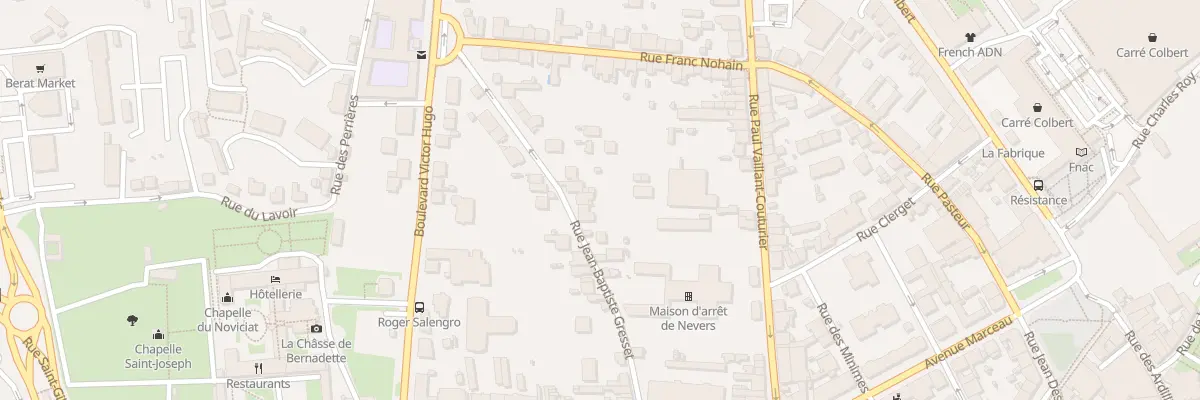 Plan du 24 Rue Gresset à Nevers