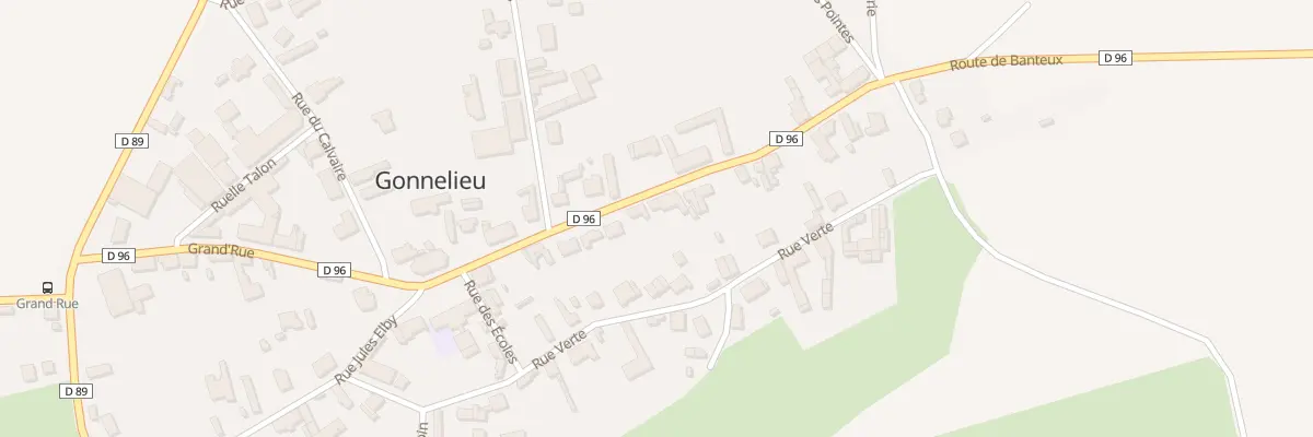 Plan du 158 Rue de Banteux à Gonnelieu