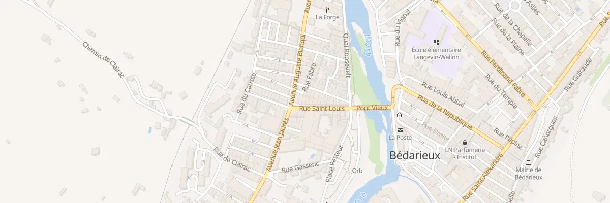 Plan du 23 Rue Saint Louis à Bédarieux