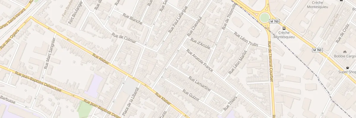 Plan du 14 Rue Chevreul à Croix
