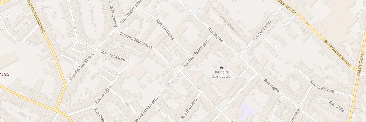 Plan du 105 Rue des Phalempins à Tourcoing