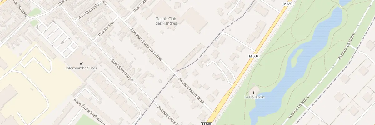 Plan du 109K Rue Jean-Baptiste Lebas à Croix