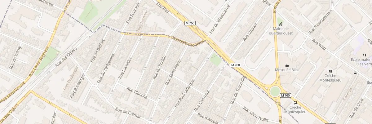 Plan du 92 Rue Saint-Pierre à Croix