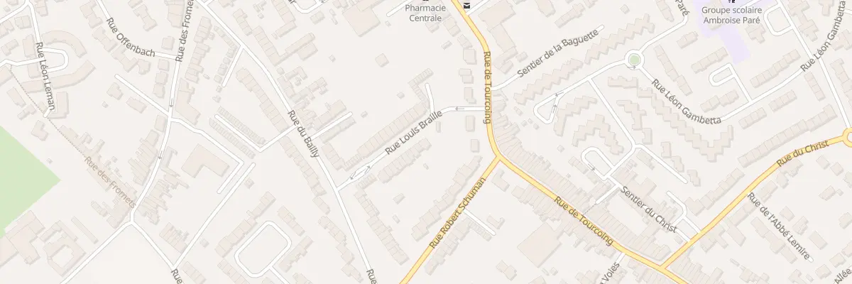 Plan du 1 Rue Louis Braille à Neuville-en-Ferrain
