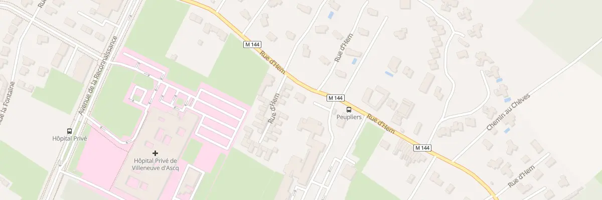 Plan du 111 Rue d’Hem à Villeneuve-d’Ascq