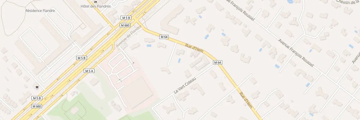 Plan du 8 Rue d’Hem à Croix