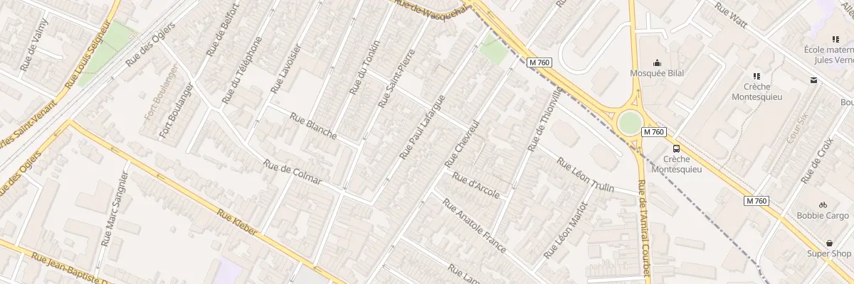 Plan du 42 Rue Paul Lafargue à Croix