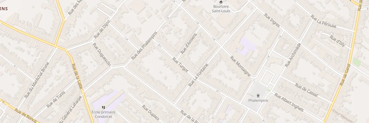 Plan du 66 Rue Turgot à Tourcoing
