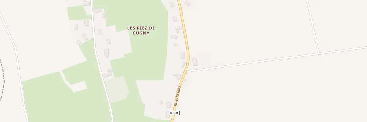 Plan du 586 Rue du Riez à Cugny