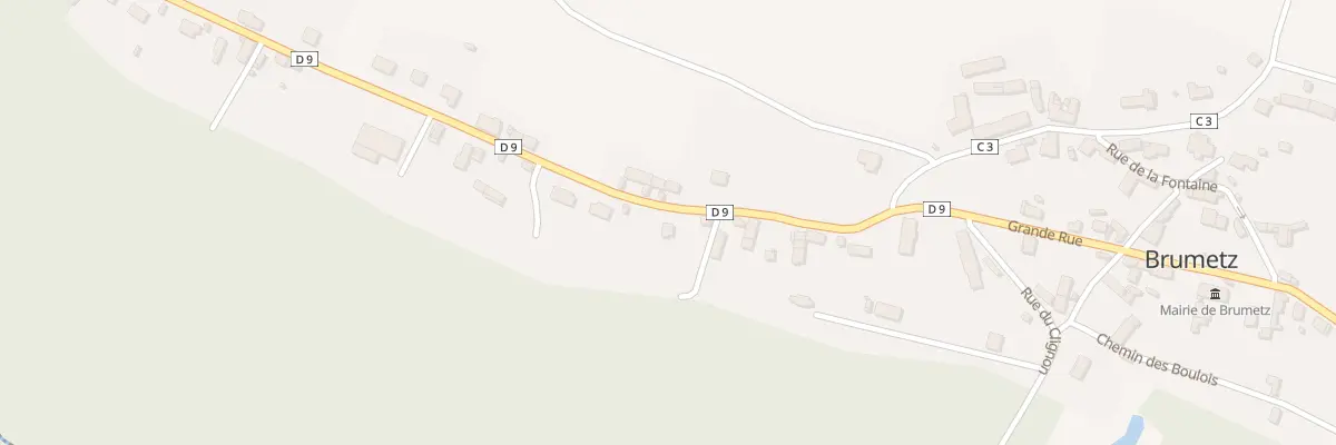 Plan du 35 Gr Grande Rue à Brumetz