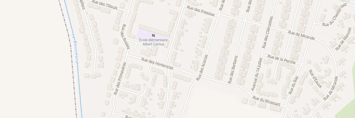 Plan du 33 Rue des Narcisses à Lallaing