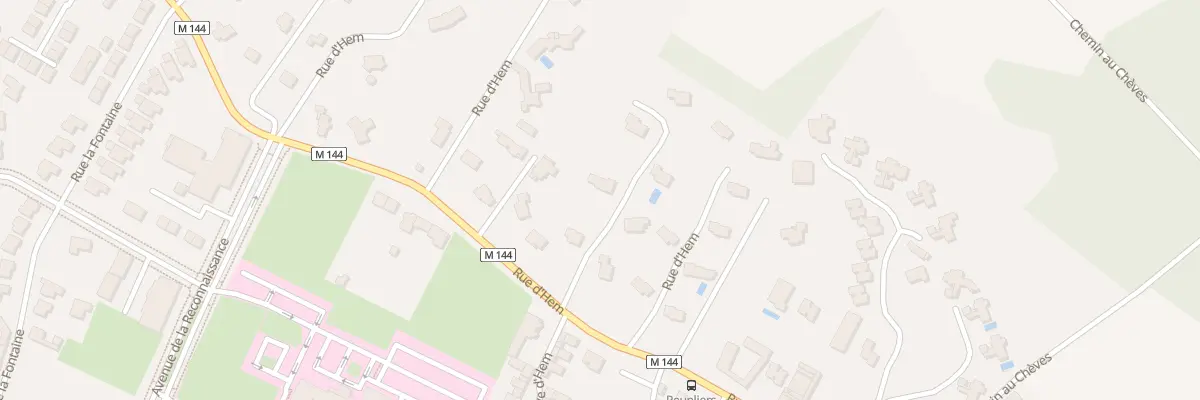 Plan du 80 Rue d’Hem à Villeneuve-d’Ascq
