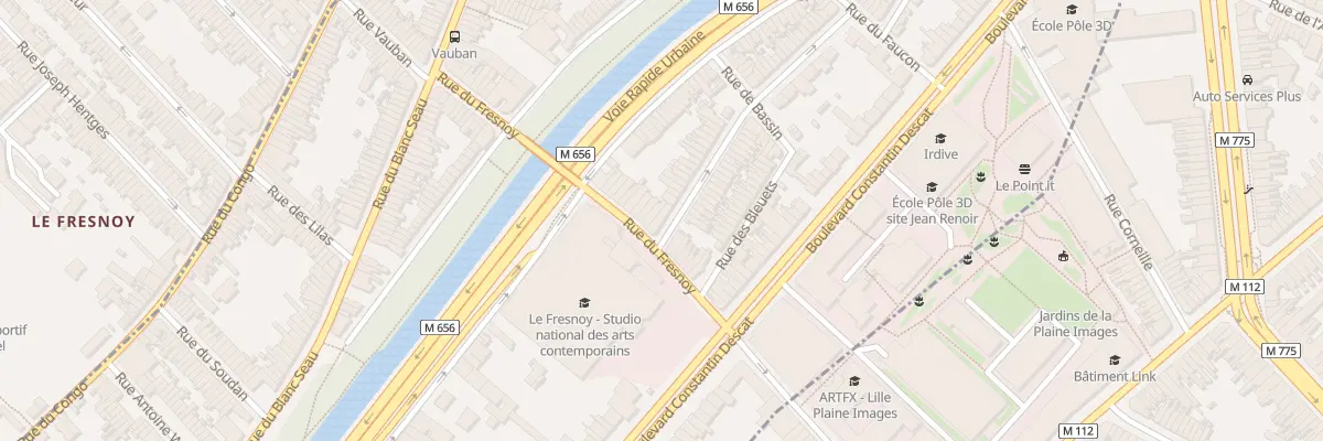 Plan du 66 Rue Kléber à Tourcoing