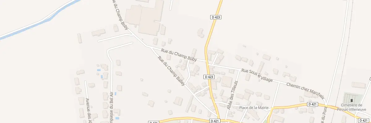 Plan du 5 Rue Yvon Seguin à Pessat-Villeneuve