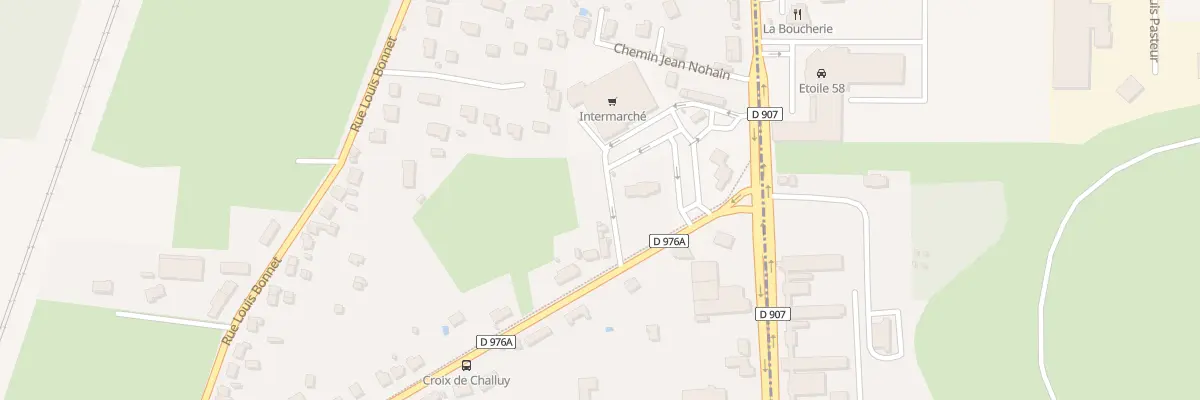 Plan du 3 Rte de Bourges à Challuy