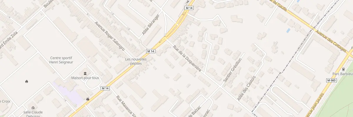 Plan du 2C Rue de la Duquenière à Croix