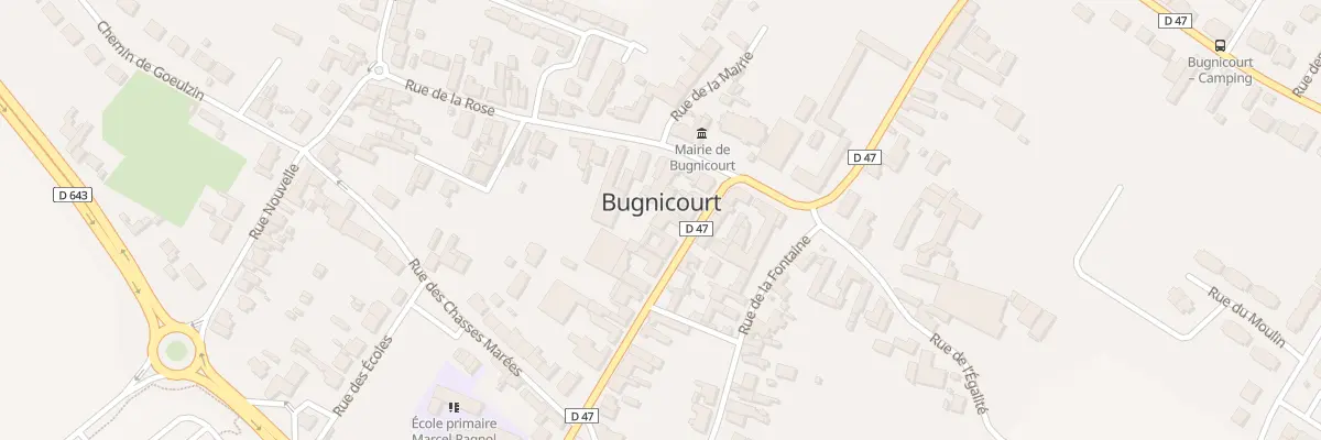 Plan du 8 Rue de l’Eglise à Bugnicourt