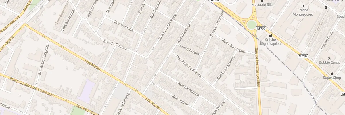 Plan du 99 Rue Anatole France à Croix