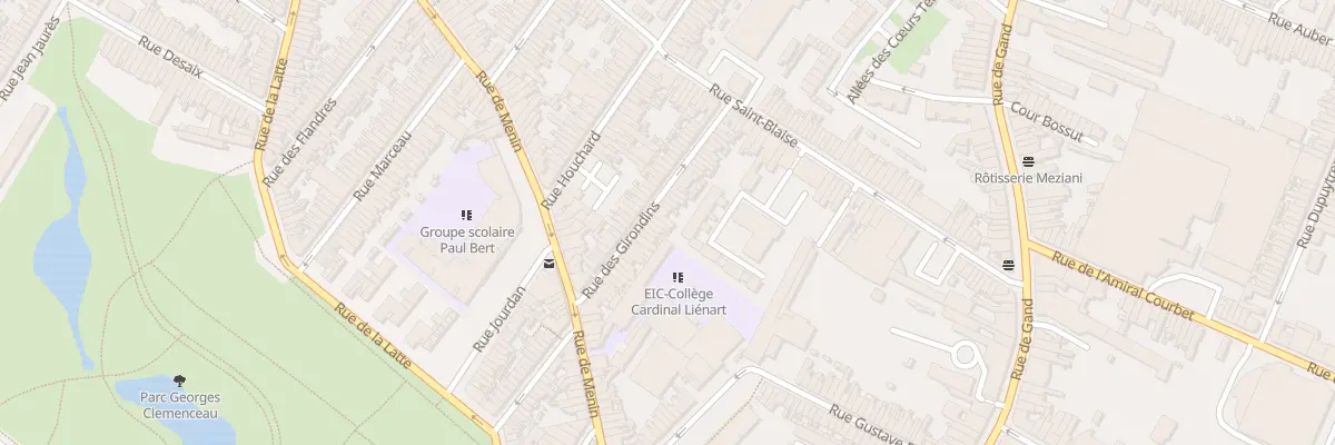 Plan du 36 Rue des Girondins à Tourcoing