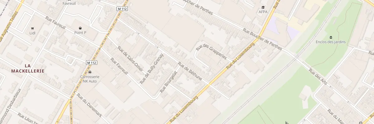 Plan du 46 Rue de Béthune à Roubaix