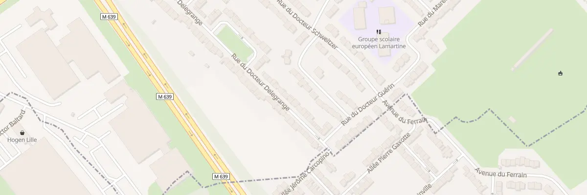 Plan du 61 Rue du Docteur Delegrange à Neuville-en-Ferrain