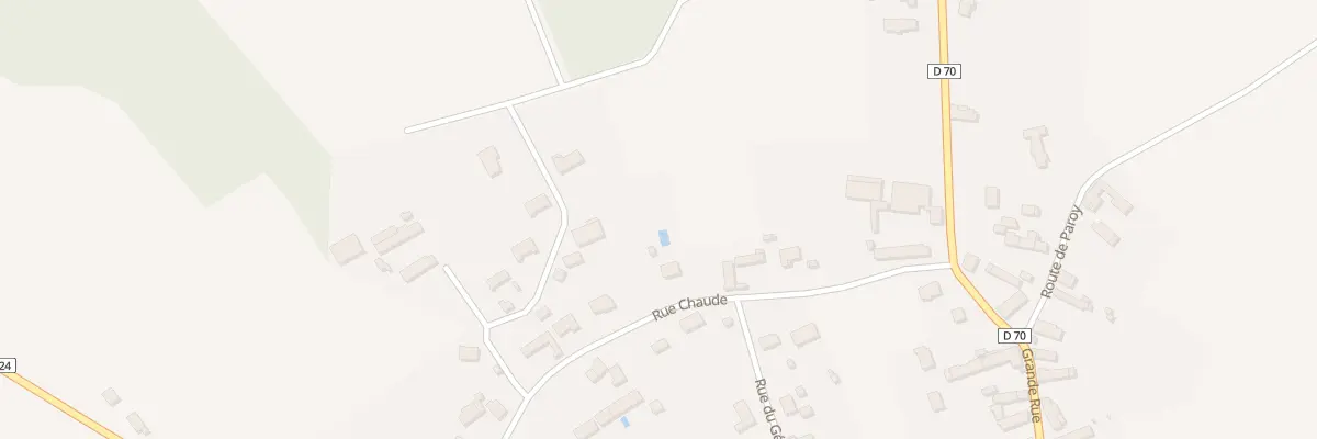 Plan du 8B Rue Chaude à Villebougis
