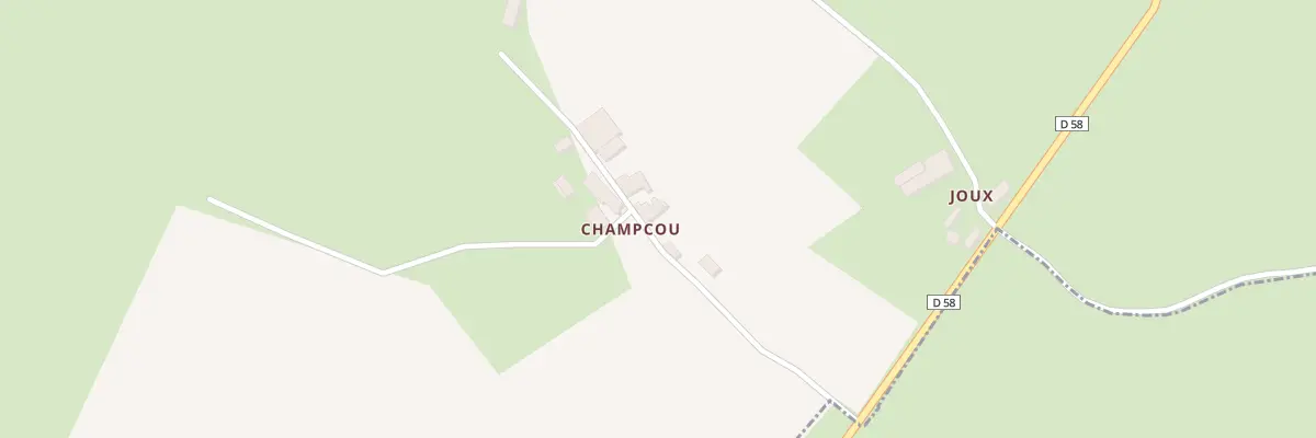 Plan du 5273 Champcou à Saint-Menoux