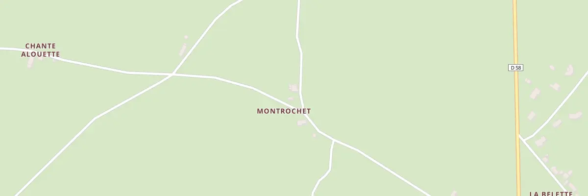 Plan du 5274 Montrochet à Saint-Menoux