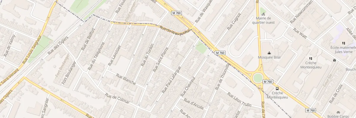 Plan du 59 Rue Paul Lafargue à Croix