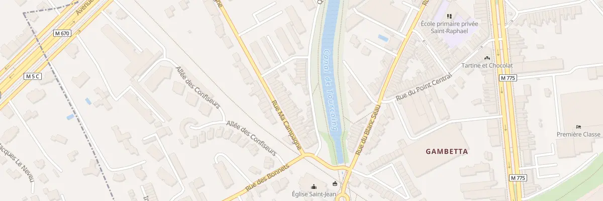 Plan du 213 Rue Ma Campagne à Tourcoing