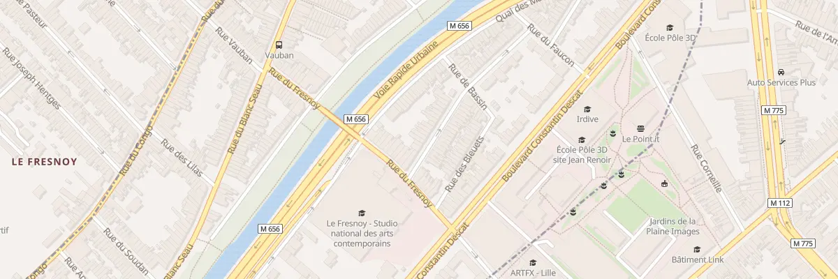 Plan du 60 Rue Kléber à Tourcoing