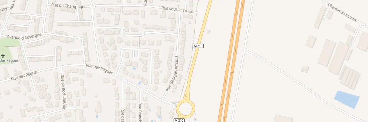 Plan du 15 Rue Georges Arnaud à Gerzat