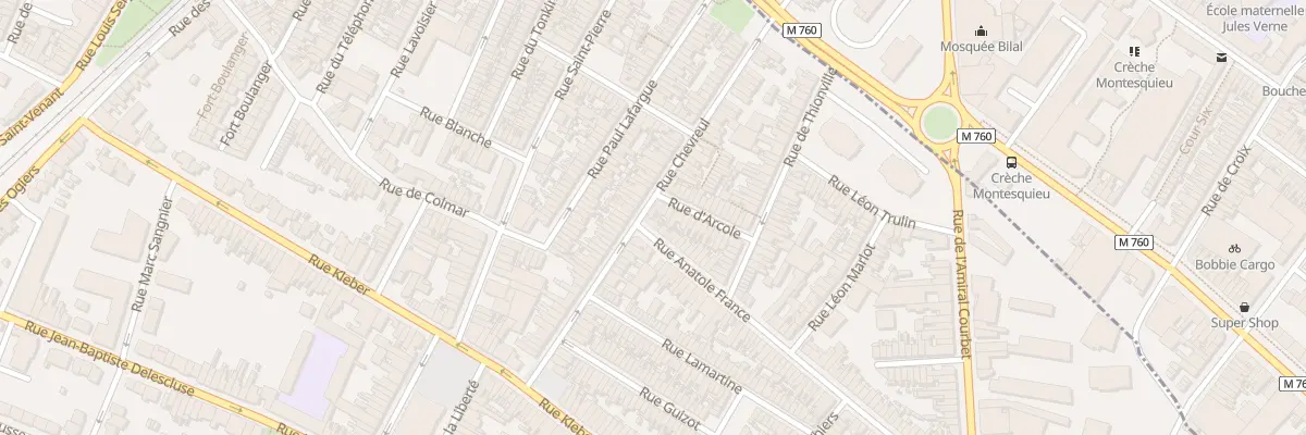 Plan du 28 Rue Chevreul à Croix