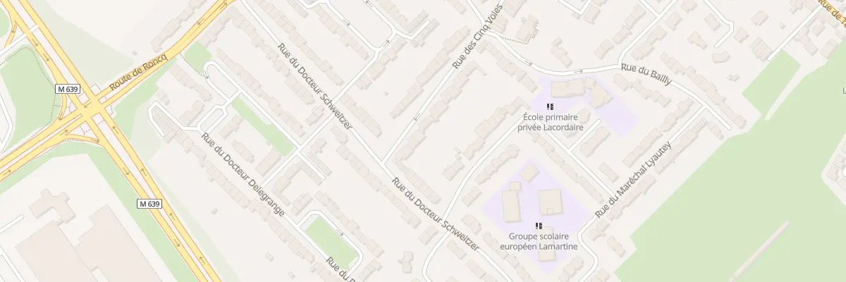 Plan du 95 Rue des Cinq Voies à Neuville-en-Ferrain