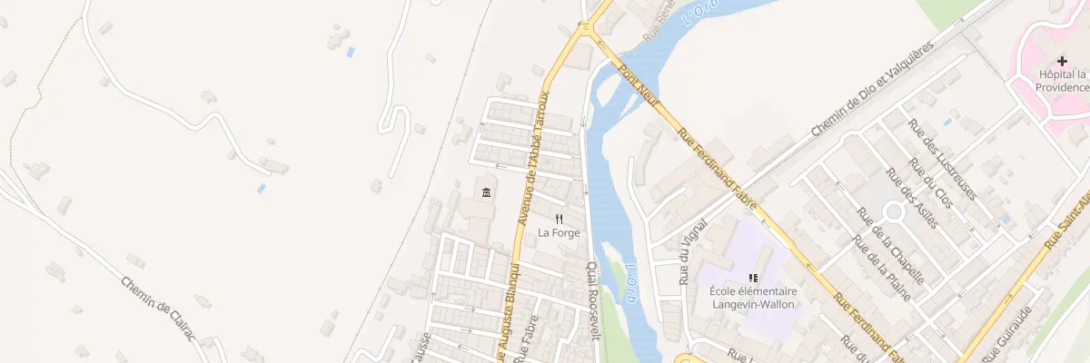 Plan du 7 Rue Fonderie à Bédarieux