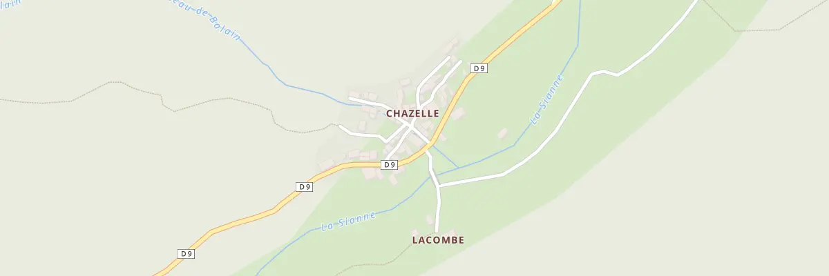Plan du 5162A Chazelle à Auriac-l’Église