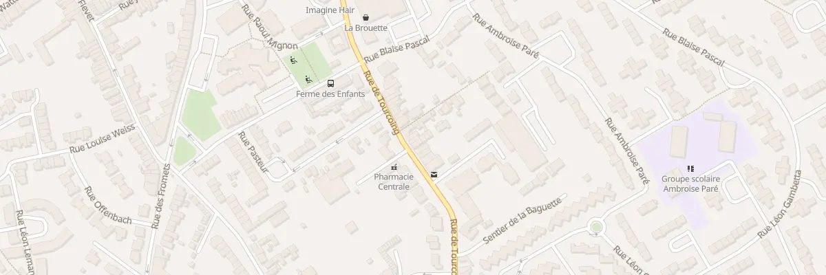 Plan du 63 Rue de Tourcoing à Neuville-en-Ferrain
