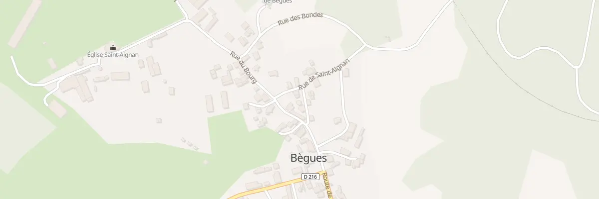 Plan du 5 Rue du Four Banal à Bègues