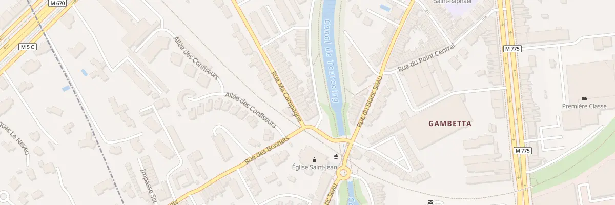Plan du 231 Rue Ma Campagne à Tourcoing